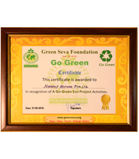 Go Green Certificate